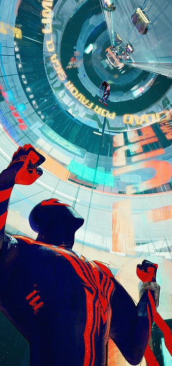 Across the Spider-Vers, Spider-Man, Into the Spider-Verse, Miguel O'Hara, 2099, Across the Spider-Verse, Miles Morales HD phone wallpaper