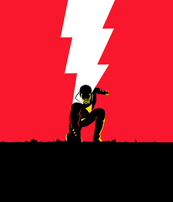 Shazam!, DC heroes, minimal HD phone wallpaper