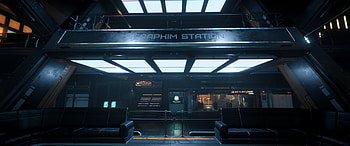Seraphim Station in Star Citizen Game, video game, Star Citizen HD wallpaper