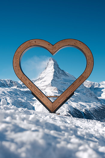 Winter, Matterhorn, nature HD phone wallpaper