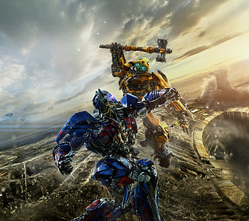 Optimus Prime, Bumblebee (Transformers), Transformers: The Last Knight, Transformers, Movie HD wallpaper