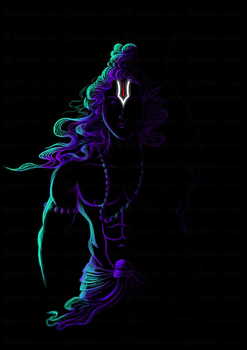 Shri Krishna, magenta, art HD phone wallpaper