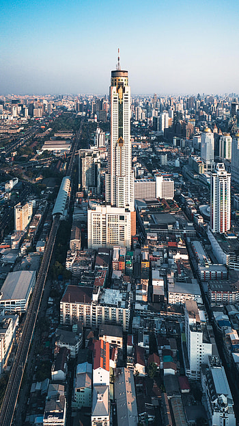 Cities, City, Building, Road, Tower HD phone wallpaper