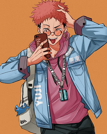 Yuji Itadori, main_character, art, yuji_itadori, Jujutsu_Kaisen, anime HD phone wallpaper