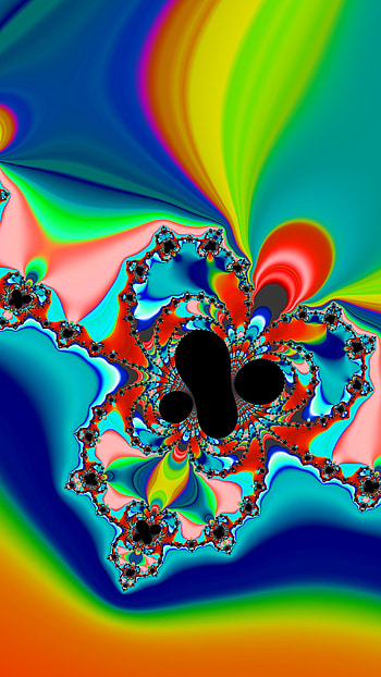 Trippy Psychedelic Fractal, Abstract, fractal HD phone wallpaper