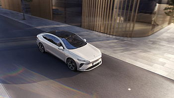 ET7 Top View, NIO Auto HD wallpaper