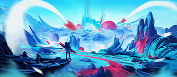 Snow Base, artist, artwork, digital-art, artstation HD wallpaper