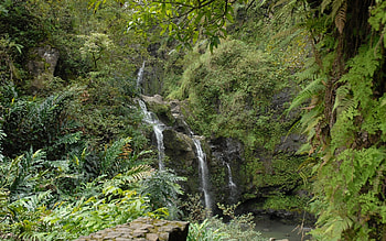 Landscape, Waterfalls HD wallpaper