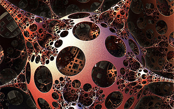 3D, Form, Glass, Ball HD wallpaper