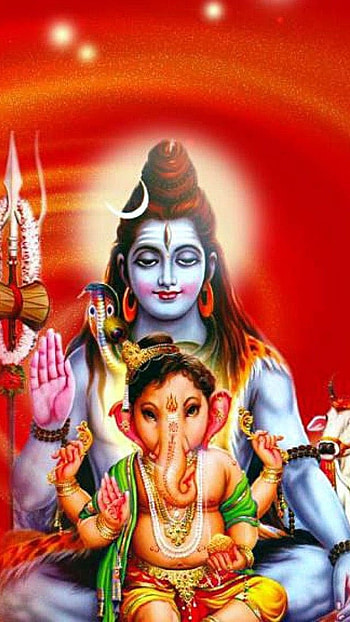Lord Shiva Live, Lord Shiva, Little Ganesh HD phone wallpaper