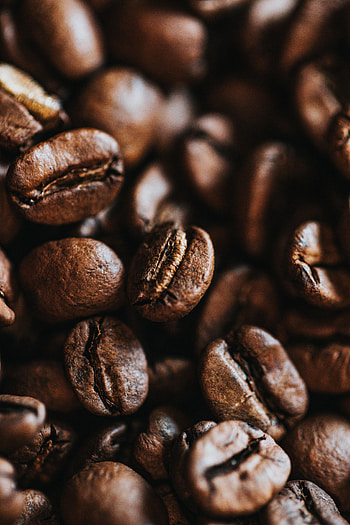 Coffee, Macro, Brown, Grains, Coffee Beans, Grain HD phone wallpaper