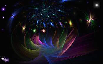 Abstract, Shining, Shine, Light, Lines, Brilliance, Paints HD wallpaper