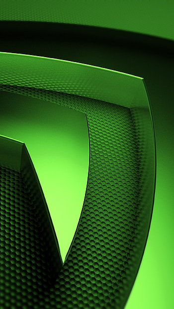 nvidia, green, symbol HD phone wallpaper
