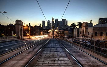 Cities, Sunset, Usa, City, Evening, United States HD wallpaper