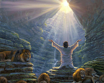 A Time For Praise, artwork, sunrays, painting, rocks HD wallpaper