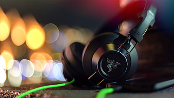 Preview razer, adaro, heads, stereo heads, glare HD wallpaper