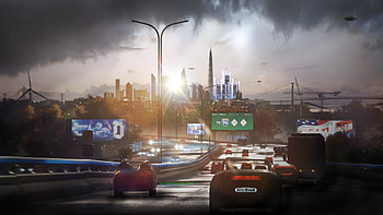 Detroit Become Human City View Vehicles , detroit-become-human, 2017-games, games HD wallpaper