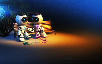 Fantasy, Robots HD wallpaper
