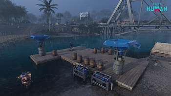 Once Human Video Game: Dock Scene, video game, Once Human HD wallpaper