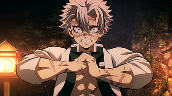 Kimetsu no Yaiba, Sanemi Shinazugawa, Demon Slayer: Kimetsu no Yaiba, Anime HD wallpaper