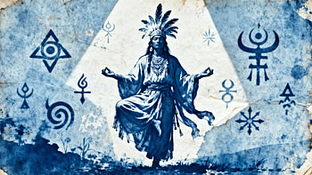 Shaman, Meditation, Headdress HD wallpaper