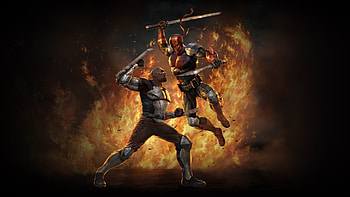 Deathstroke, Movie, Backdrops, Knight & Dragons HD wallpaper