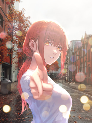 Chainsaw Man, head, sky HD phone wallpaper