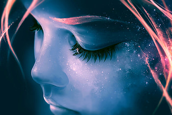 Dream, Art, Eyes, Sleep, Dreams, Reverie, Eyelash, Eyelashes HD wallpaper