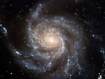 Spiral galaxy M101, space, hubble, galaxy HD wallpaper