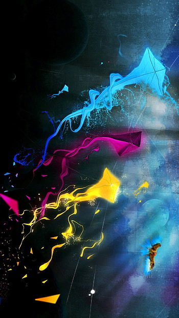 colorful kites windows for mobile HD phone wallpaper