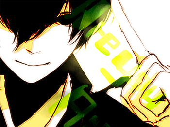 Yo, anime, boy, smile, emo, hello HD wallpaper