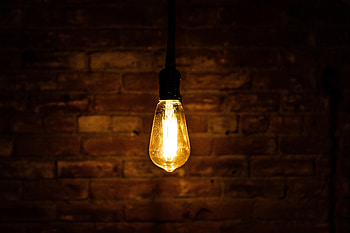 Dark, Wall, Lamp, Glow HD wallpaper