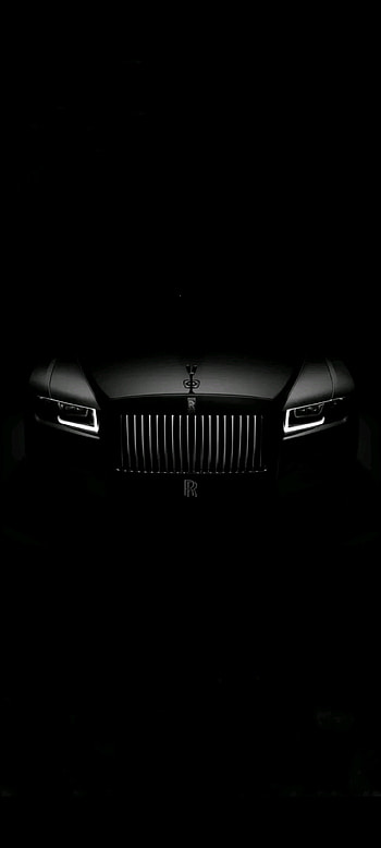 Rolls Royce, motor_vehicle, car, black, dark HD phone wallpaper