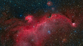 Light Red Blue Nebula Glow Stars Galaxy Space Dark Sky Background Space HD wallpaper