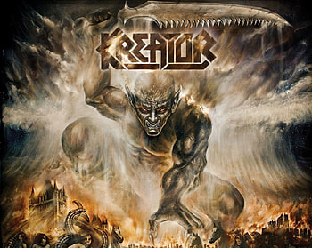 Kreator - Phantom Antichrist, sword, german, skull, evil, kreator, demon, band, heavy, music, logo, metal, germany HD wallpaper