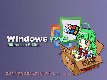 i know, anime girl, anime, windows, millennium, women, girl, female HD wallpaper