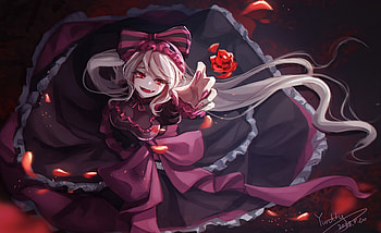 Shalltear Bloodfallen, vampire, Anime, Overlord HD wallpaper