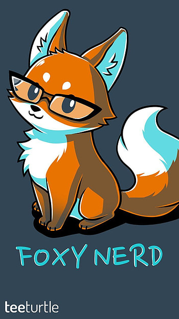 Foxi nerd, orange, whiskers HD phone wallpaper