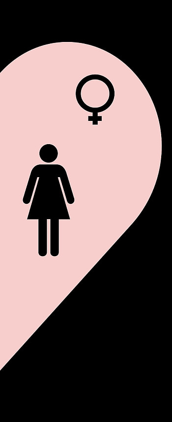 Matching01-Female, amoled, couple, minimalist, valentine, female, matching HD phone wallpaper