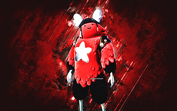 Fortnite Custom Guff Skin, Fortnite, main characters, red stone background, Custom Guff, Fortnite skins, Custom Guff Skin, Custom Guff Fortnite, Fortnite characters HD wallpaper