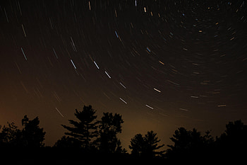 Nature, Stars, Movement, Traffic, Long Exposure, Twisting, Torsion, Big Exposure HD wallpaper