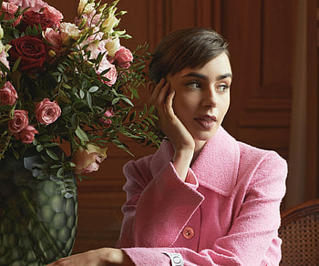 Celebrity, Lily Collins HD wallpaper