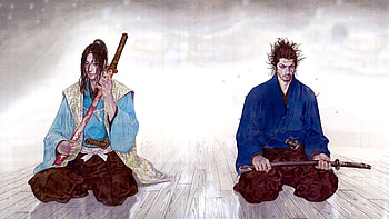Vagabond Warriors Musashi and Kojiro, Miyamoto Musashi (Vagabond), manga, Anime, Vagabond (Manga) HD wallpaper