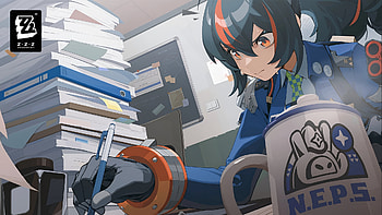 of Zhu Yuan from Zenless Zone Zero, video game, Zenless Zone Zero, Zhu Yuan HD wallpaper