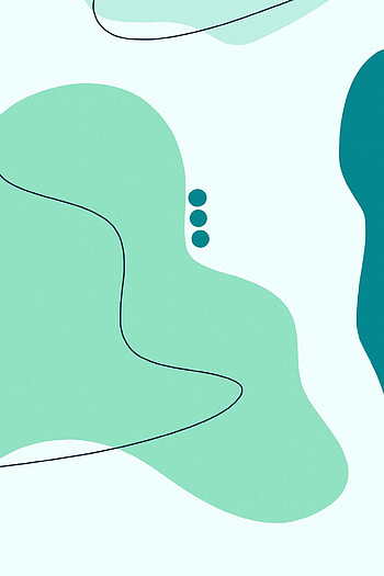 Blob green, waves, design, pattern, minimalist, abtract, colors, bloob HD phone wallpaper
