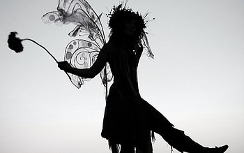 SILHOUETTE, graphy, bw, wp, nice HD wallpaper