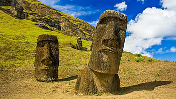 Rapa Nui National Park, Moai HD wallpaper