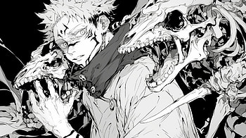 Jujutsu Kaisen - Yuji Itadori - Sukuna, Yuji Itadori, Jujutsu Kaisen, Sukuna (Jujutsu Kaisen), Anime, AI Art HD wallpaper