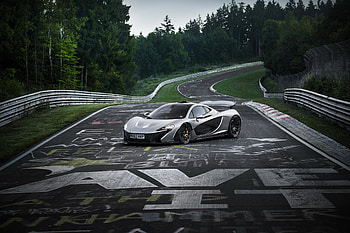 Sports car, on-road, McLaren P1 HD wallpaper