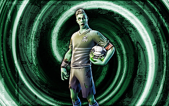 Midfield Monstrosity, turquoise grunge background, Fortnite, vortex, Fortnite characters, Midfield Monstrosity Skin, Fortnite Battle Royale, Midfield Monstrosity Fortnite HD wallpaper